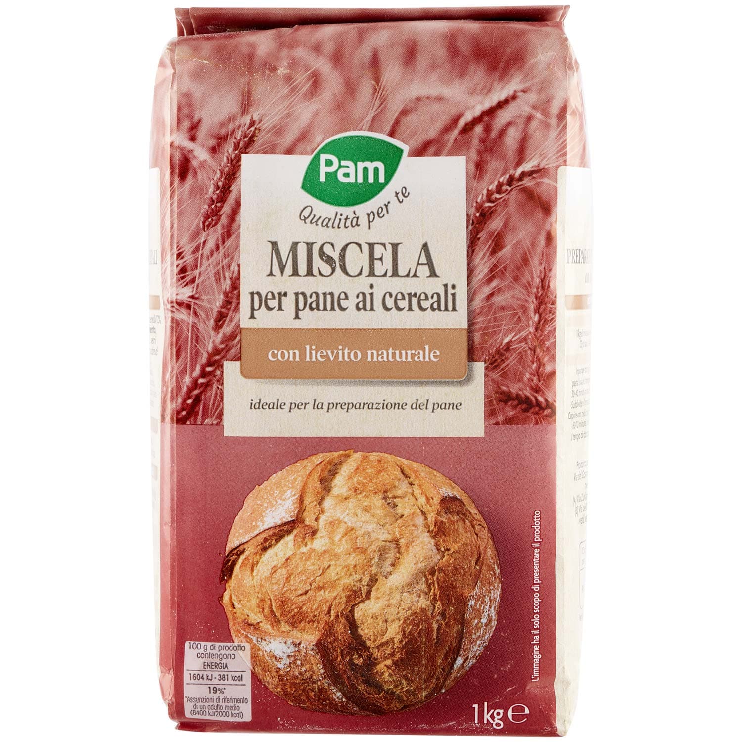 PAM PANORAMA Miscela per Pane ai Cereali 1 kg – immagine 5