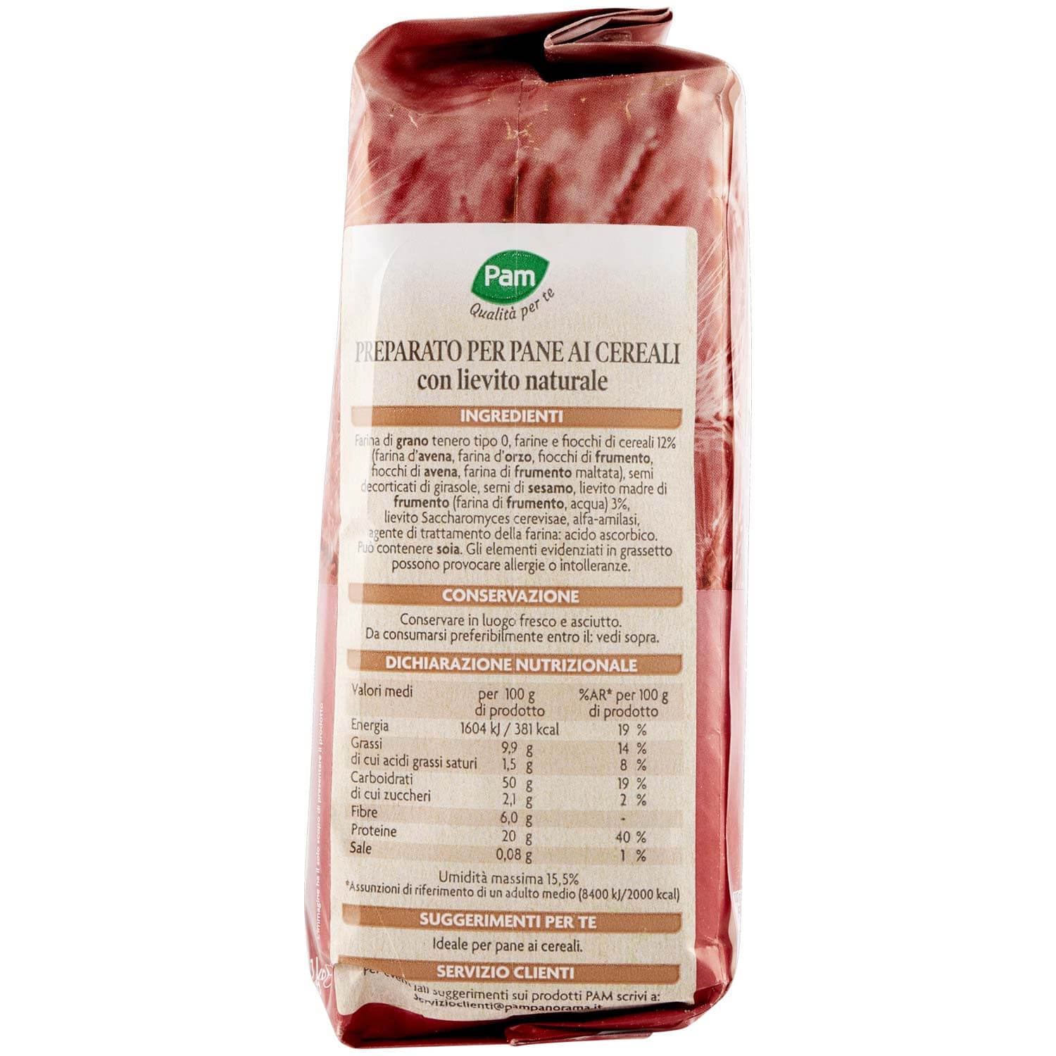 PAM PANORAMA Miscela per Pane ai Cereali 1 kg – immagine 6