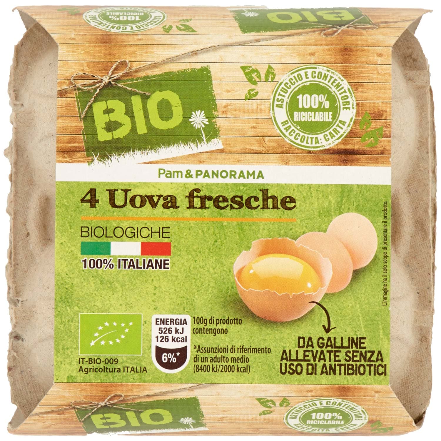 BIO 4 Uova fresche Biologiche 220 g – immagine 3