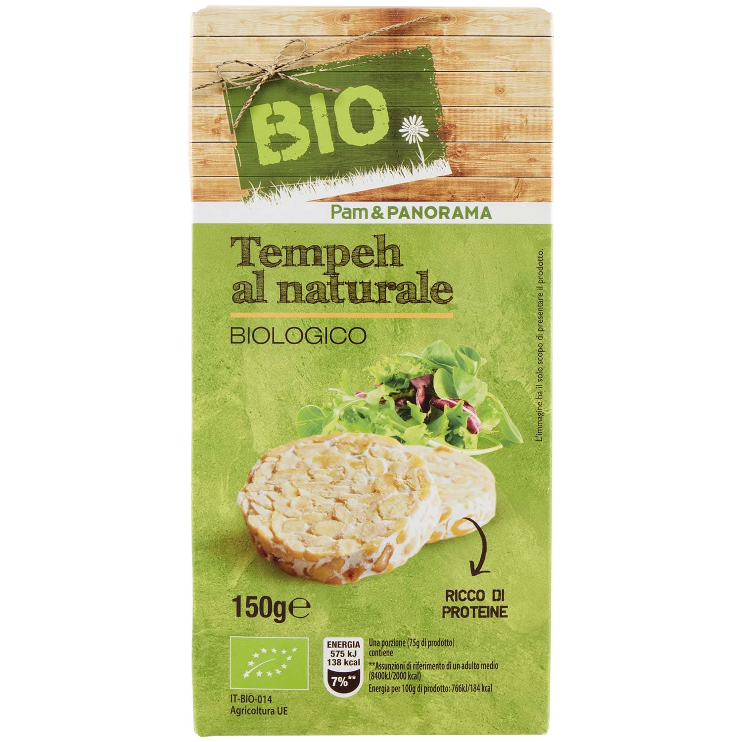 BIO Tempeh al naturale Biologico 2 x 75 g – immagine 3
