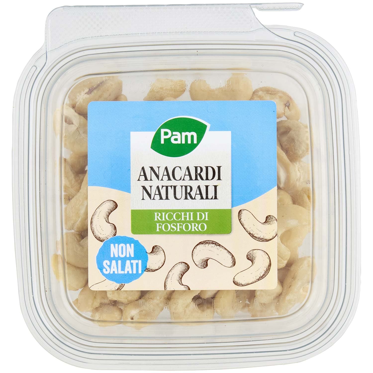 PAM Anacardi Naturali 70 g – immagine 3