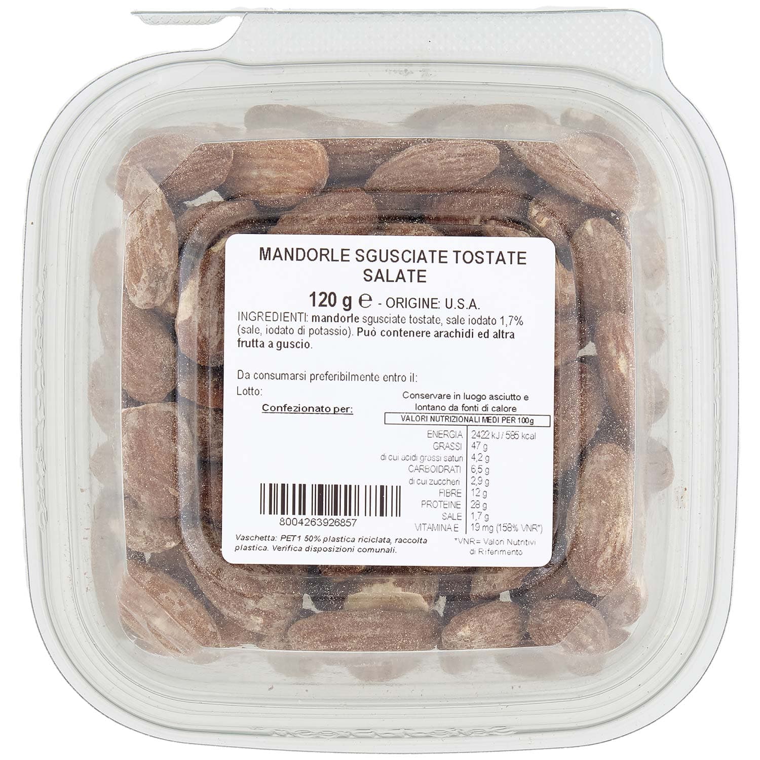 PAM Mandorle Sgusciate 120 g – immagine 5
