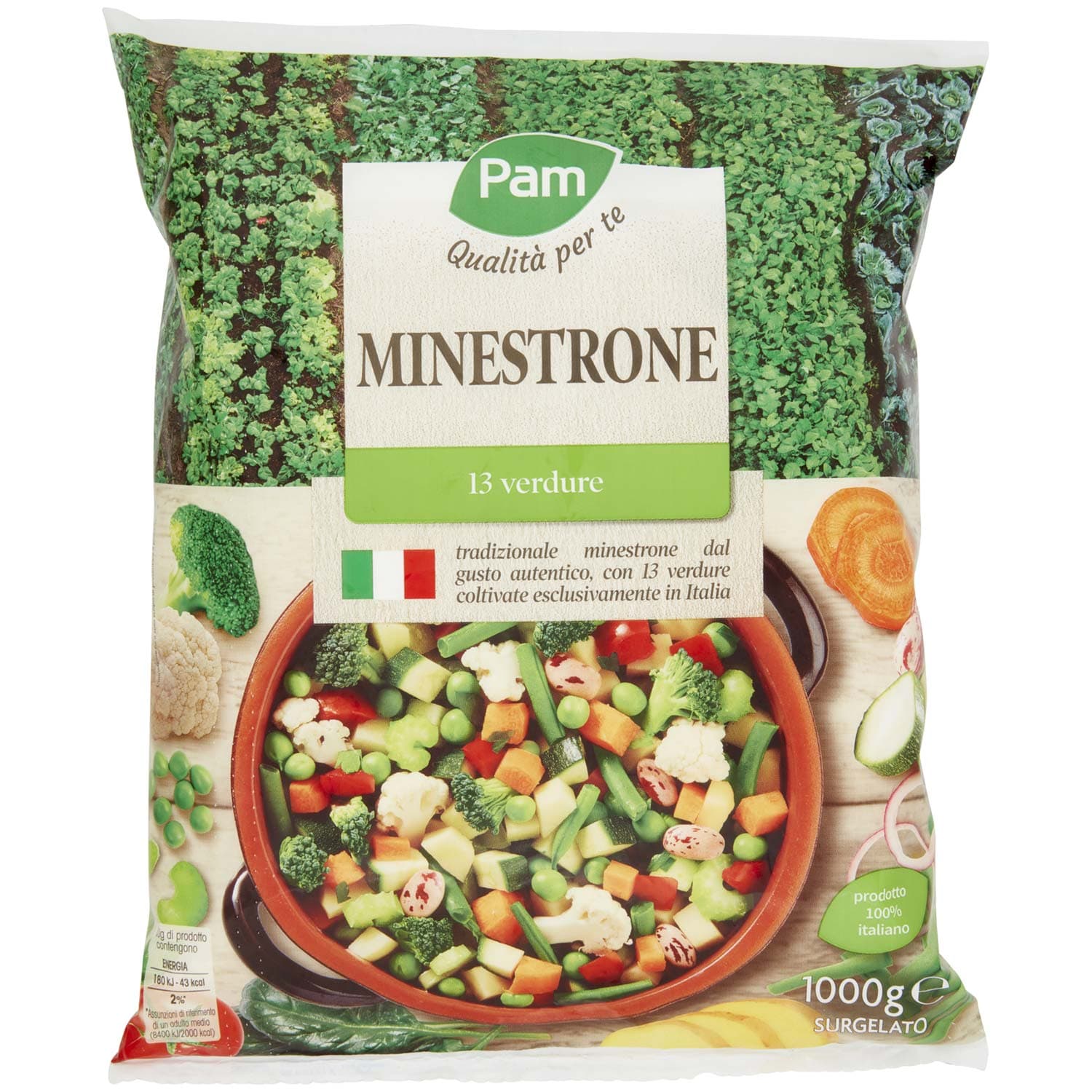 PAM PANORAMA Minestrone surgelato 1 kg – immagine 3