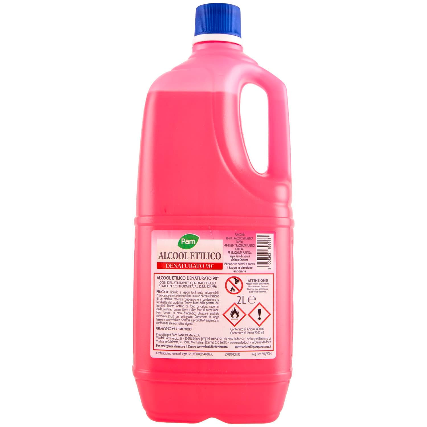 PAM PANORAMA Alcool Etilico Denaturato 90° 2000 ml – immagine 3