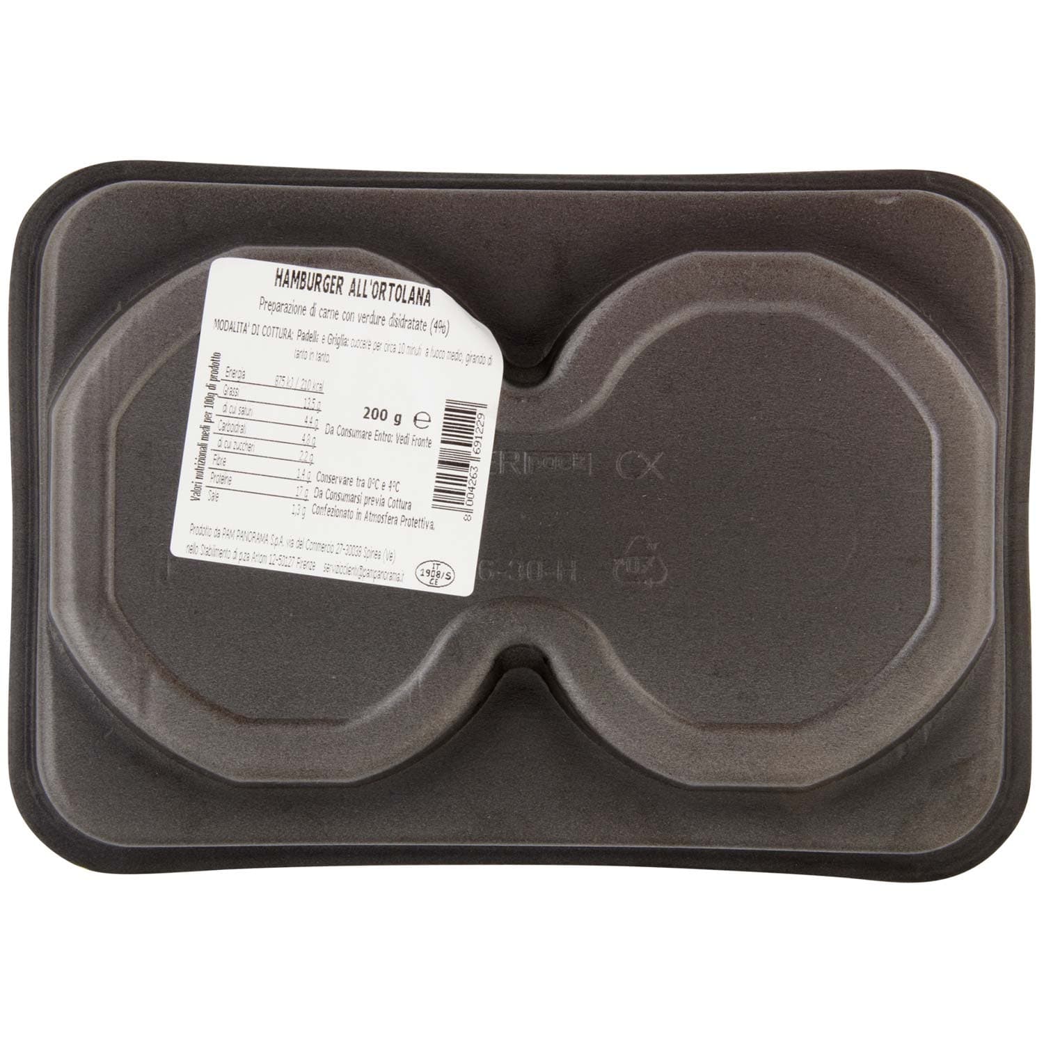 FRESCHE BONTÁ Hamburger all'Ortolana 200 g – immagine 5