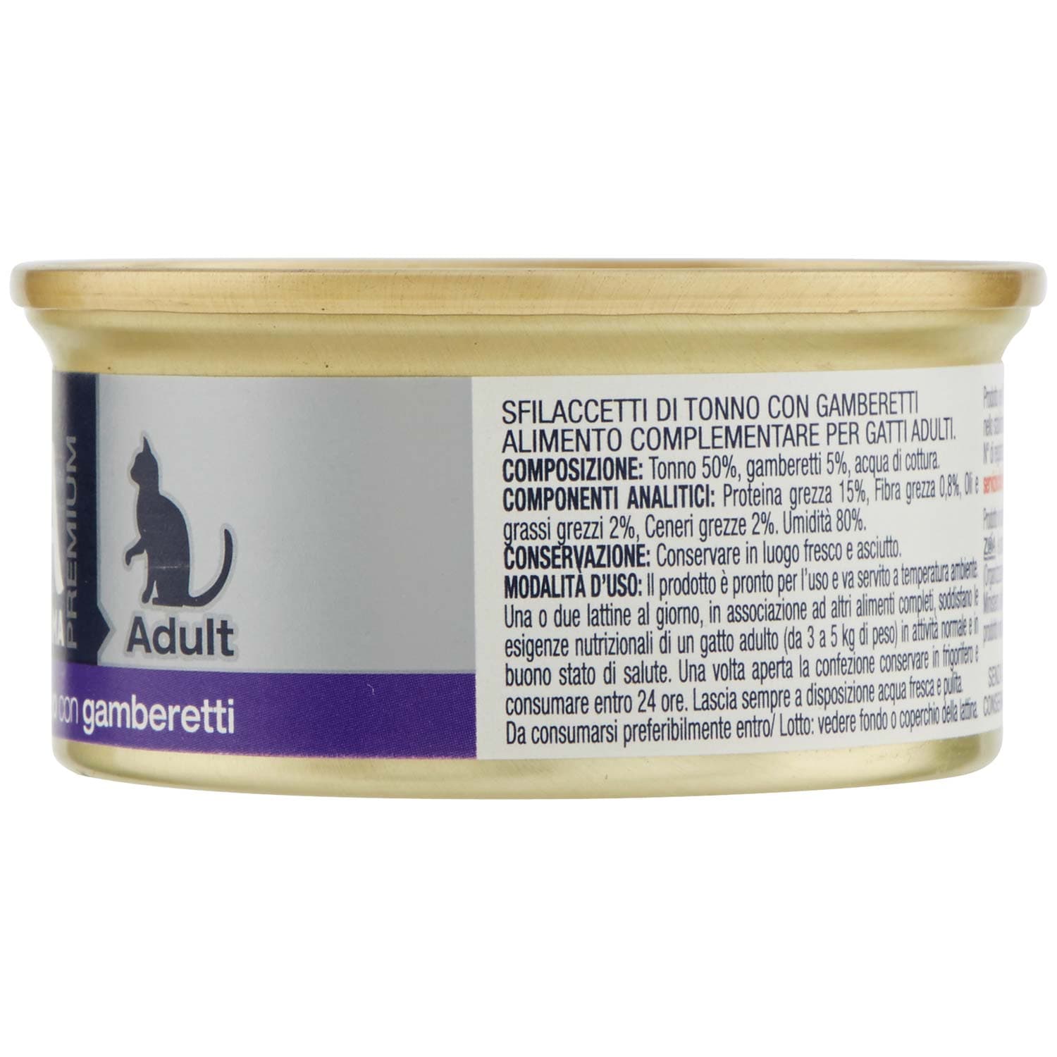 ZOA PREMIUM Adult sfilaccetti di tonno con gamberetti 70 g – immagine 6