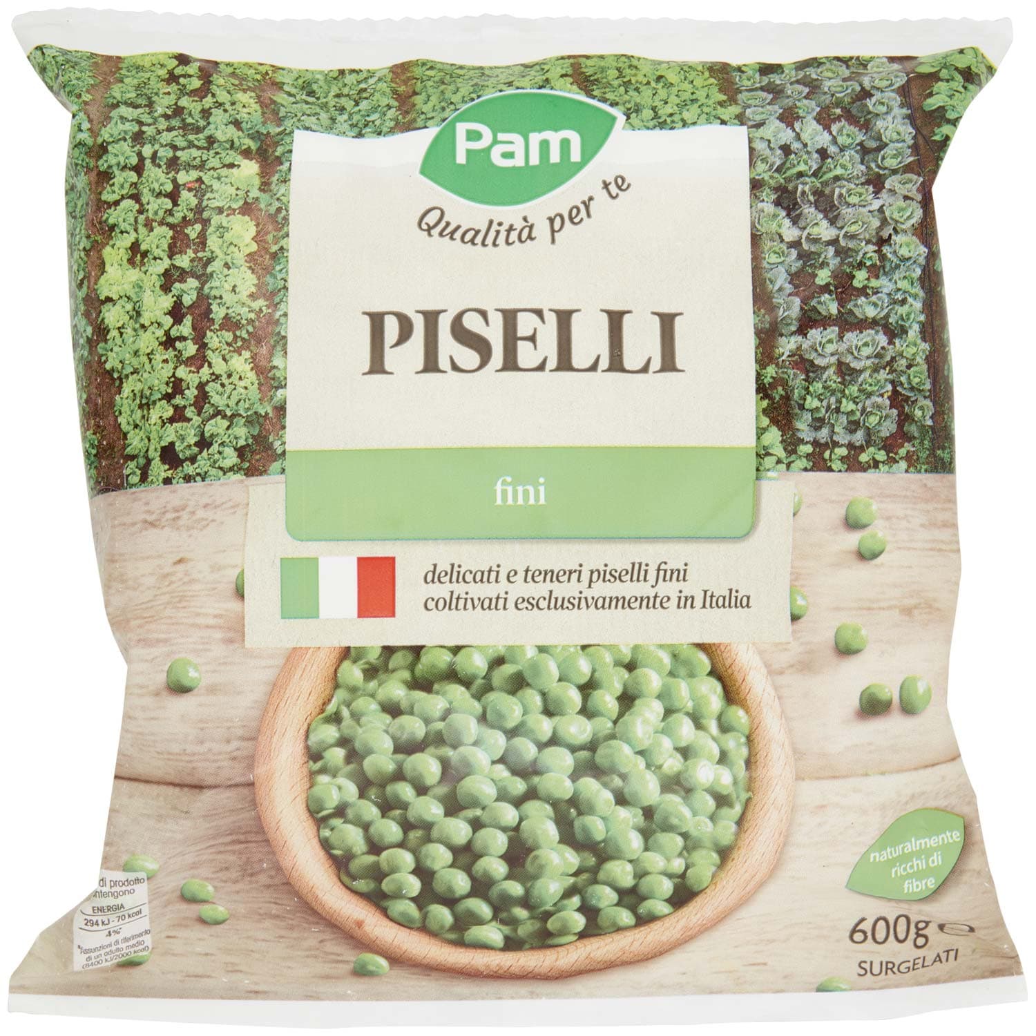 PAM PANORAMA Piselli Fini surgelati 600 g – immagine 3