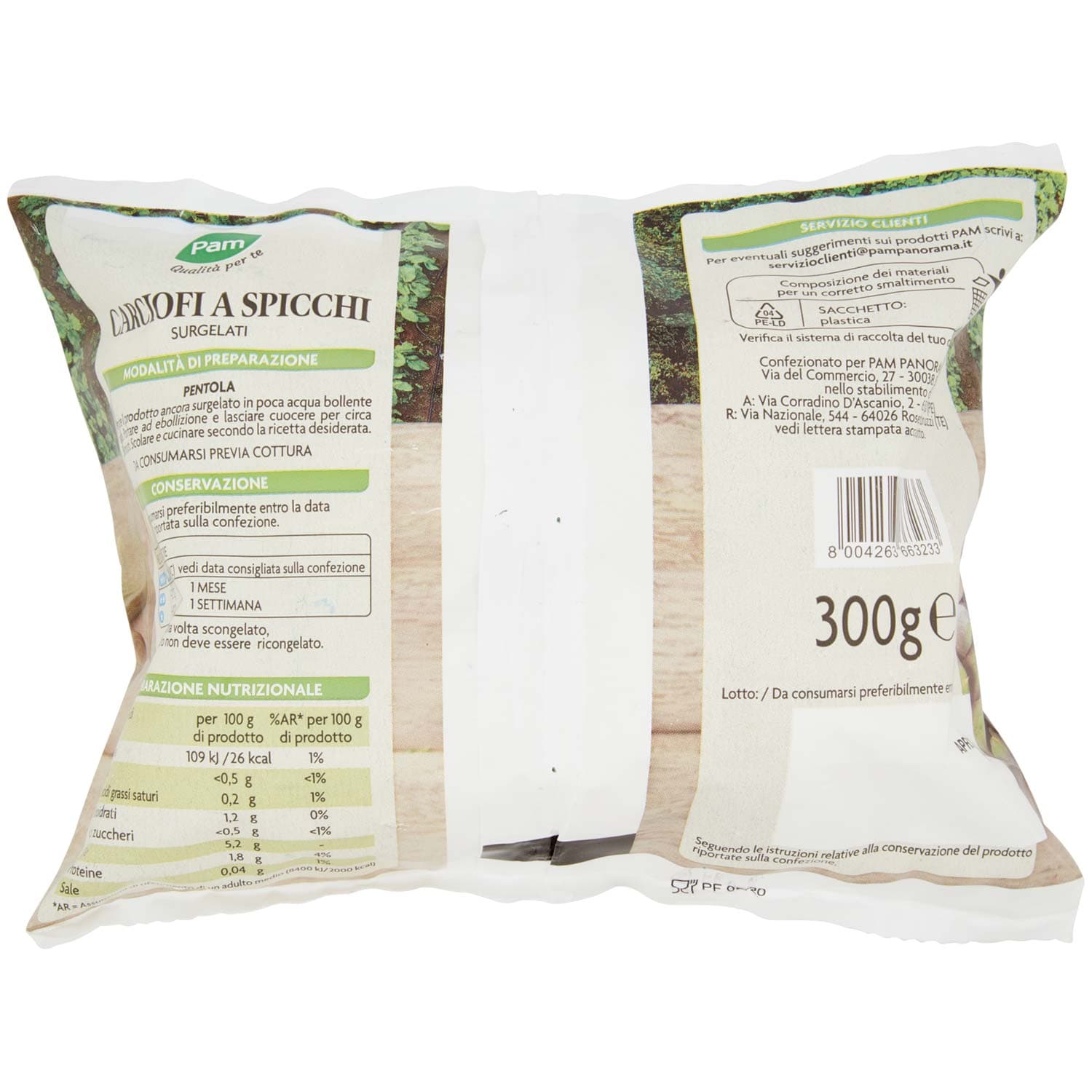 PAM PANORAMA Carciofi a Spicchi surgelati 300 g – immagine 5