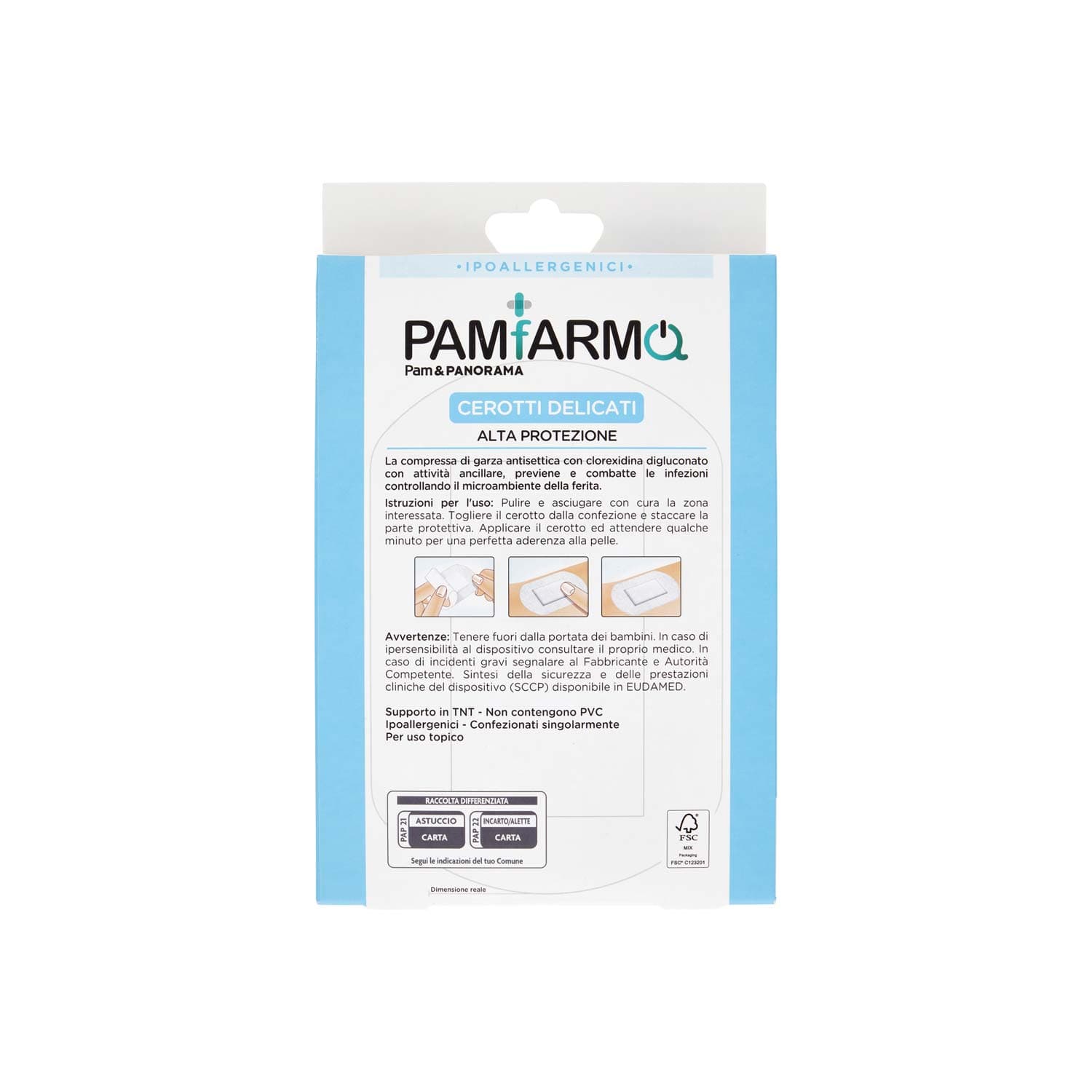 PAMFARMA Cerotti Delicati Alta Protezione 1 Formato Grande XXXL 4 pz – immagine 5
