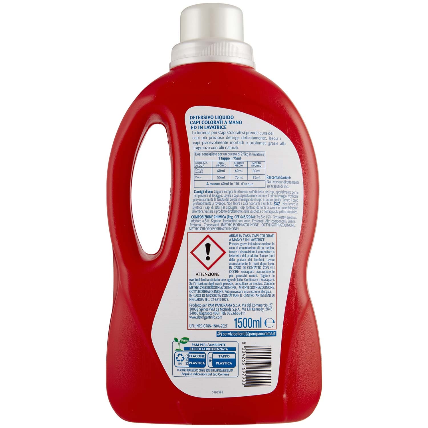 ARKALIA CASA Capi Colorati a Mano e in Lavatrice 1500 ml – immagine 5