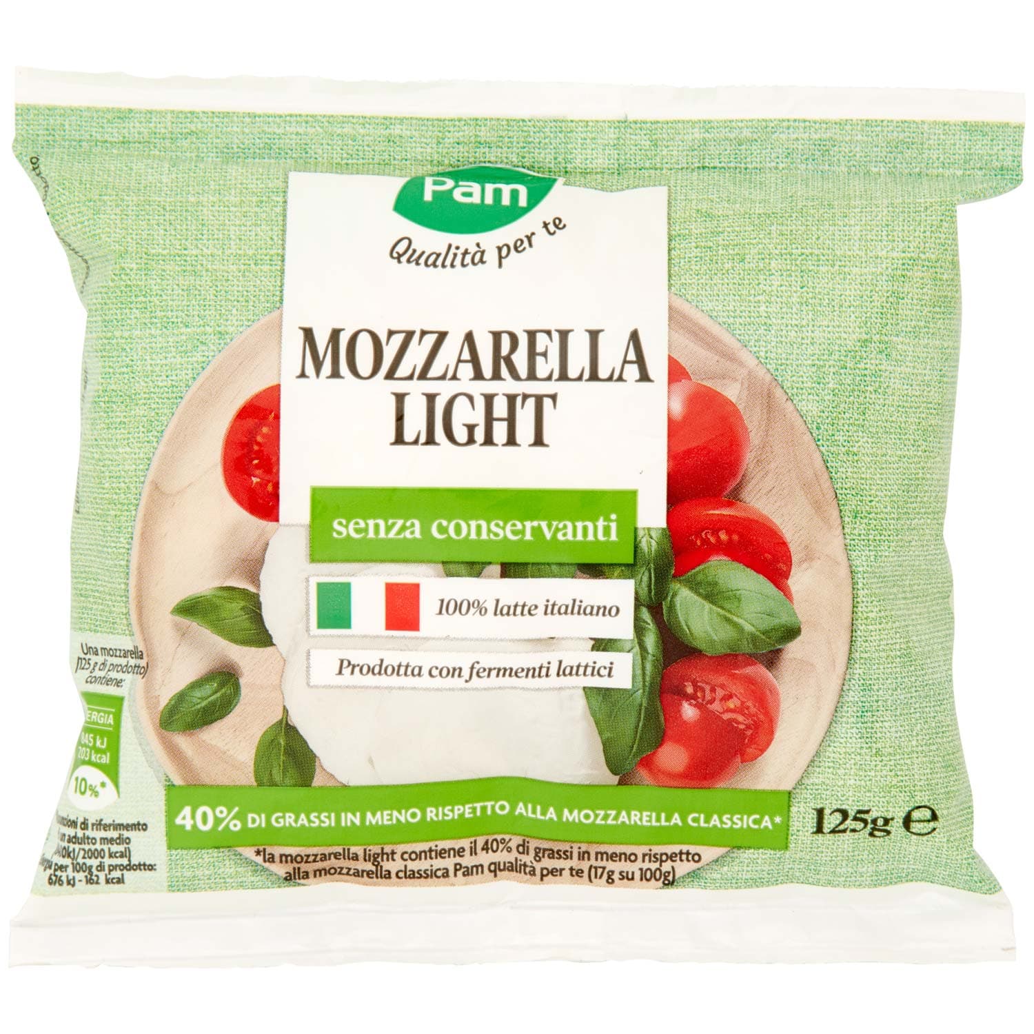 SEMPLICI E BUONI 40% di Grassi in Meno Mozzarella Light 125 g – immagine 3