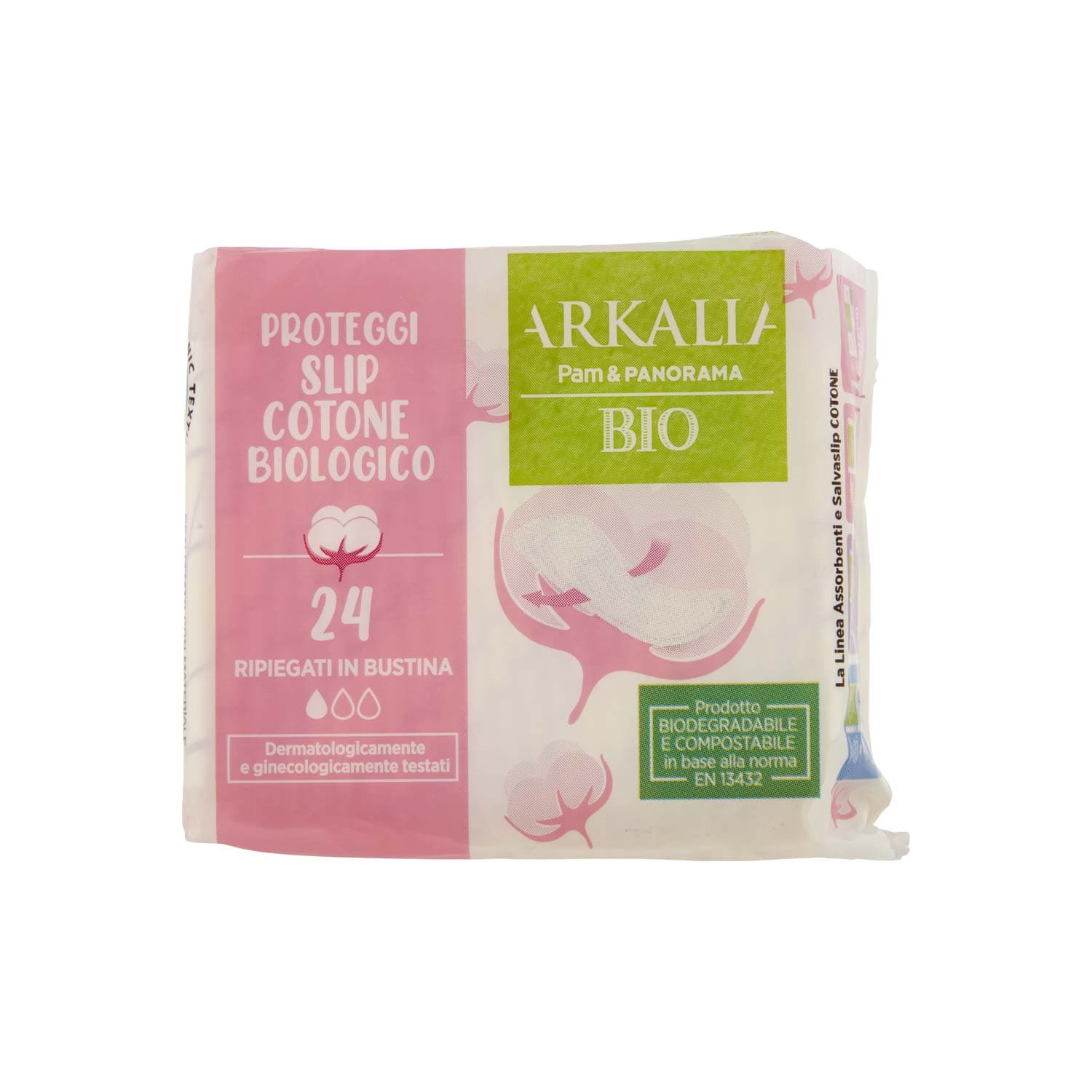ARKALIA BIO Proteggi Slip Cotone Biologico Ripiegati in Bustina 24 pz – immagine 3