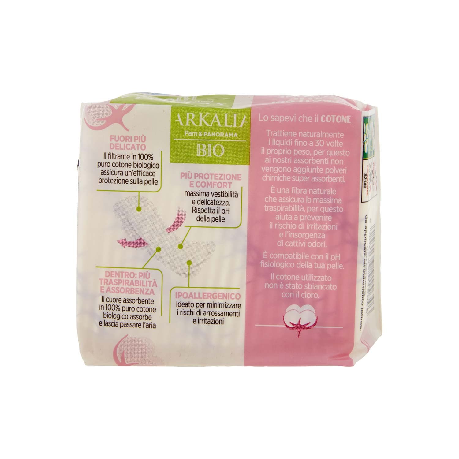 ARKALIA BIO Proteggi Slip Cotone Biologico Ripiegati in Bustina 24 pz – immagine 5