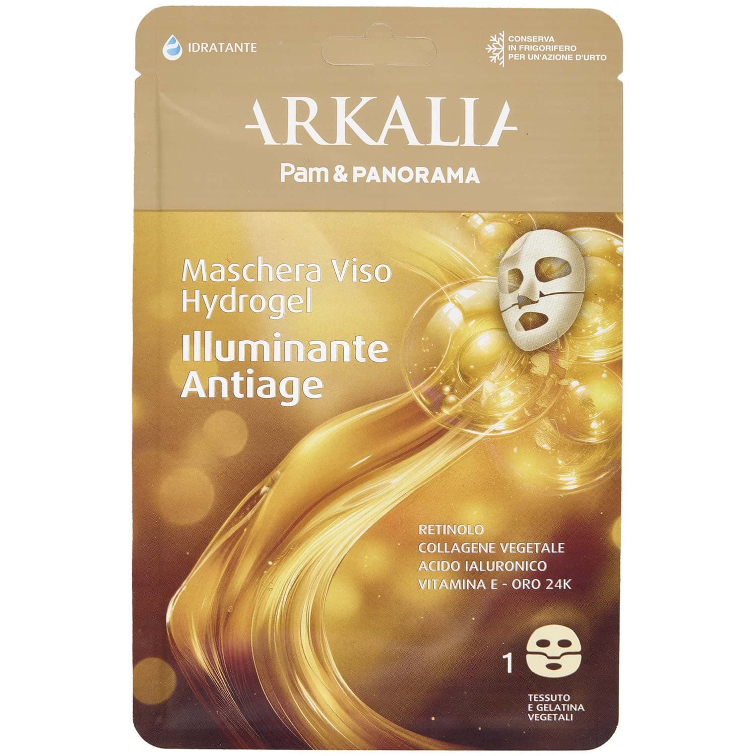 ARKALIA Maschera Viso Hydrogel Illuminante Antiage 1 pz – immagine 3