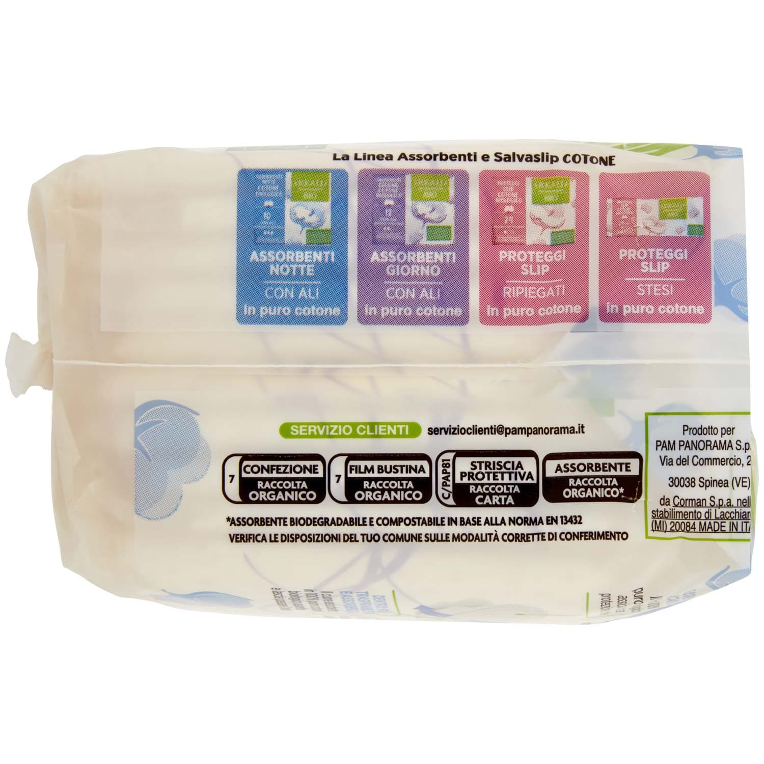 ARKALIA BIO Assorbenti Notte Cotone Biologico con Ali Ripiegati in Bustina 10 pz – immagine 6