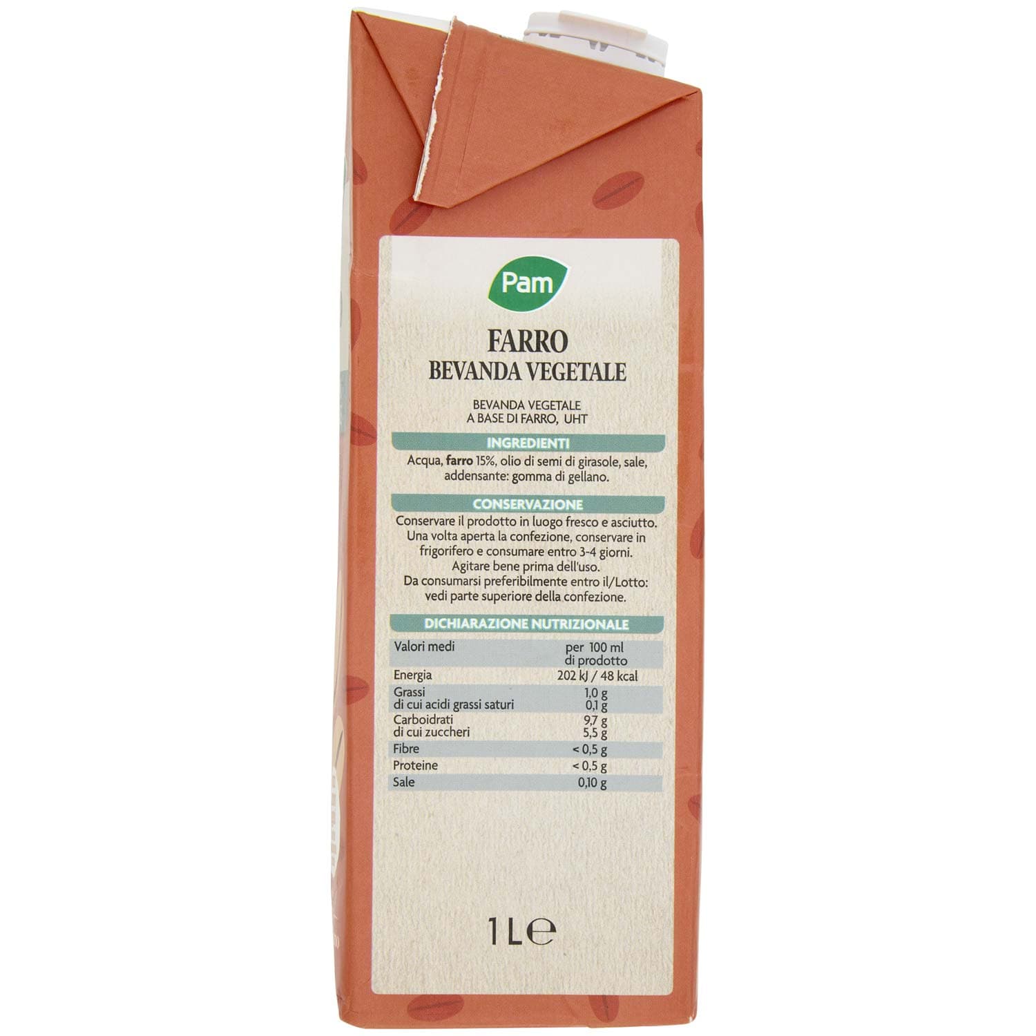 PAM Farro Bevanda Vegetale 1 L – immagine 4
