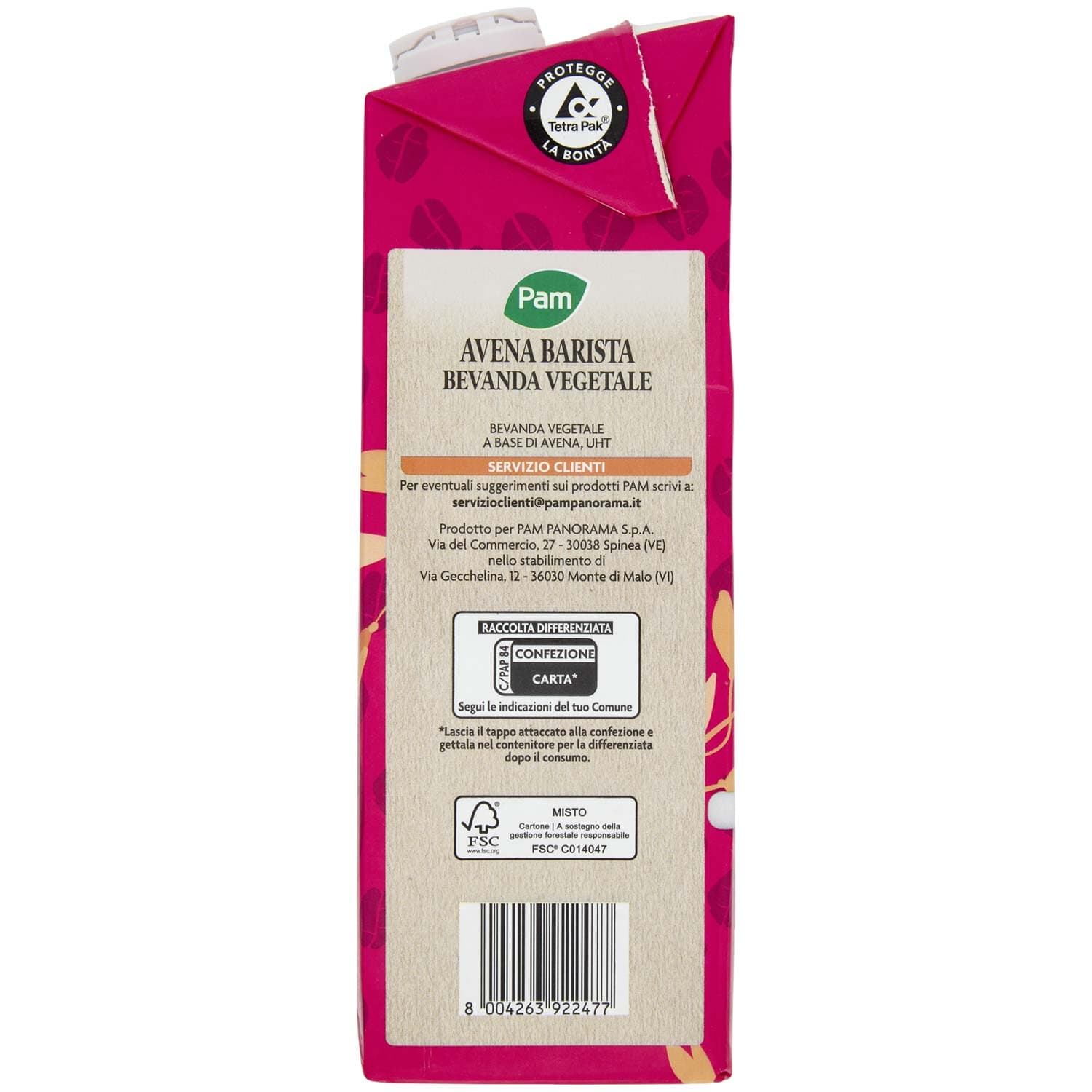 PAM Avena Barista Bevanda Vegetale 1 L – immagine 6