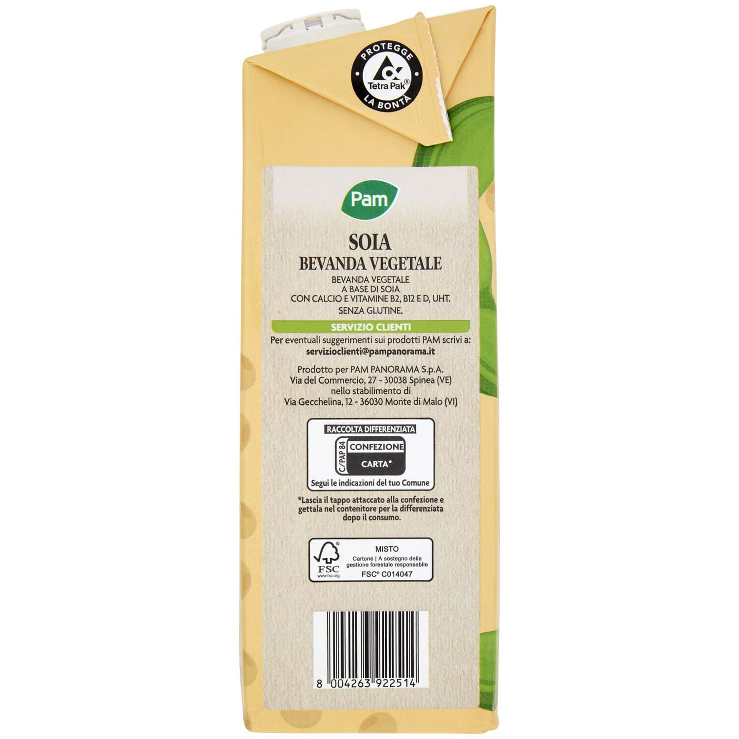 PAM Soia Bevanda Vegetale 1 L – immagine 6