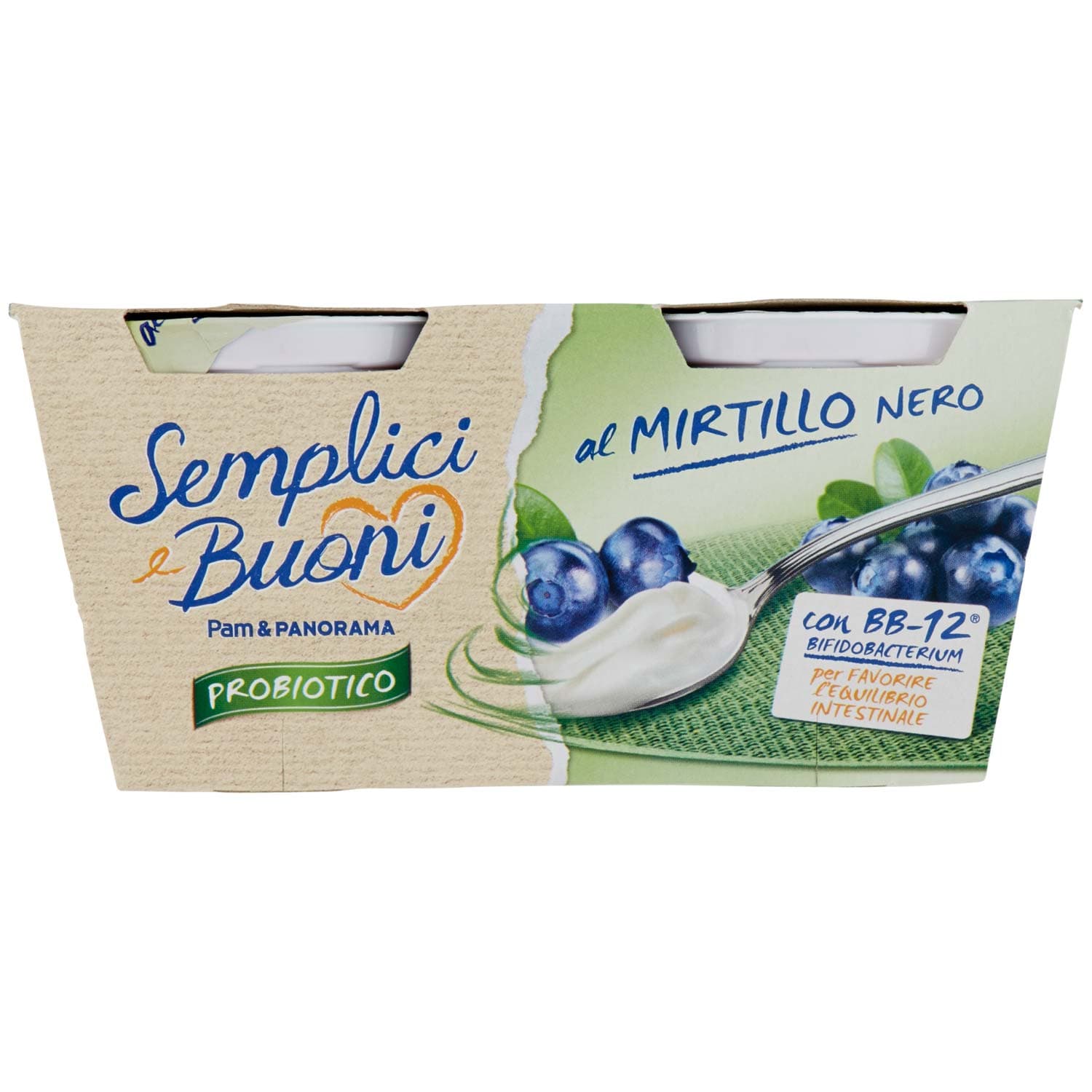 SEMPLICI E BUONI Probiotico al Mirtillo Nero 2 x 125 g – immagine 3