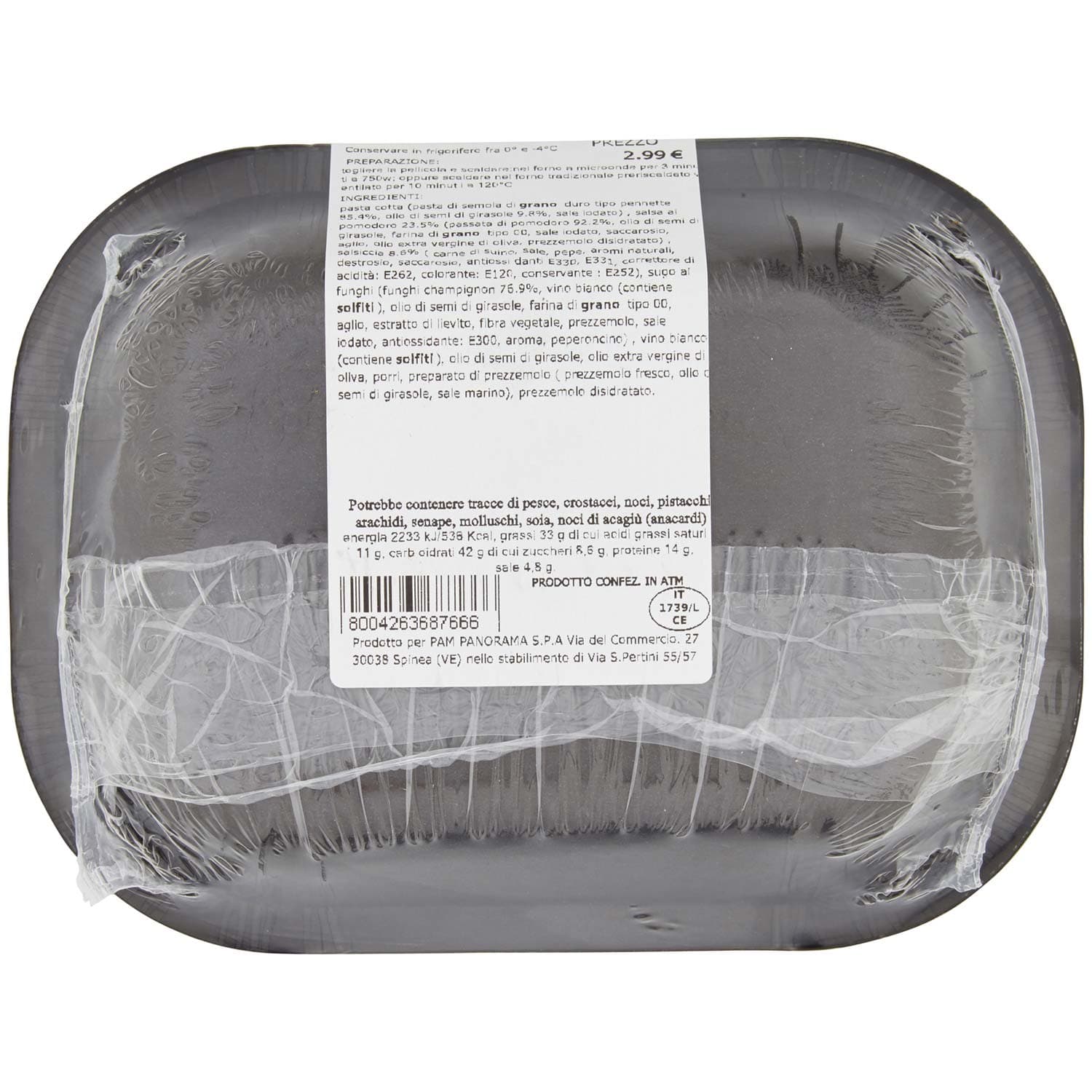 FRESCHE BONTA' Penne Funghi e Salsiccia 200 g – immagine 5