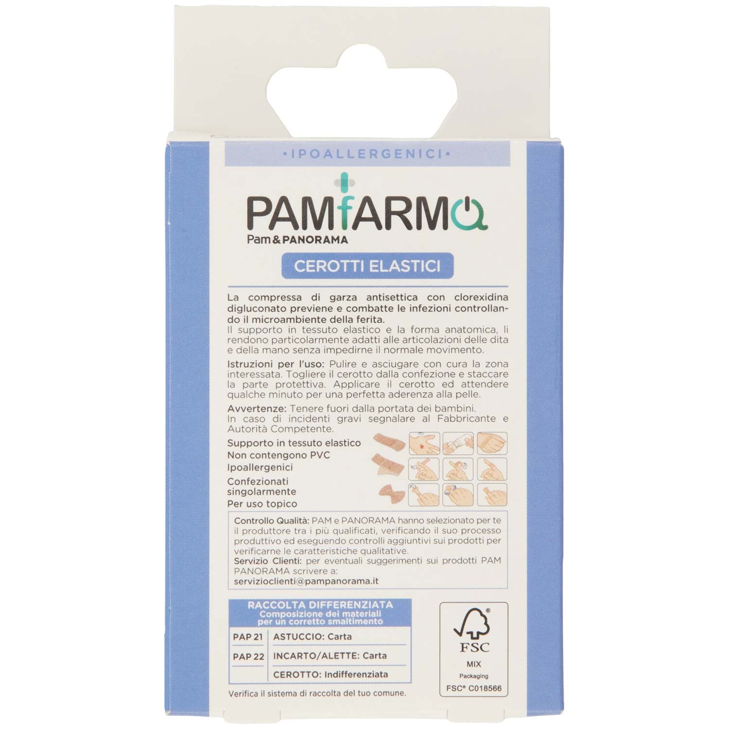 PAM PANORAMA Cerotti Elastici 3 Formati 14 pz – immagine 5