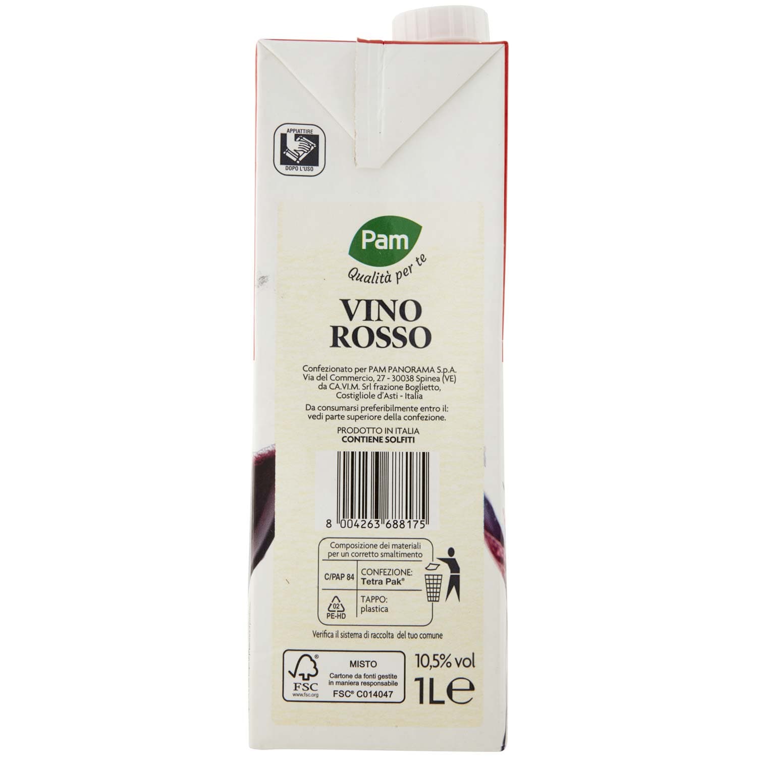 PAM PANORAMA Vino rosso 1 L – immagine 4