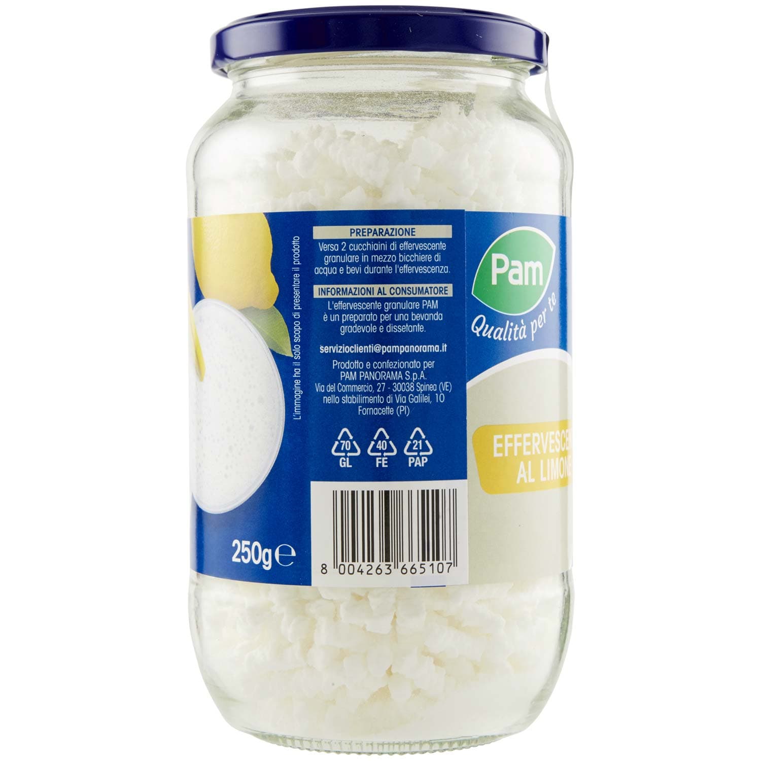 PAM Qualità per te Effervescente al Limone 250 g – immagine 4