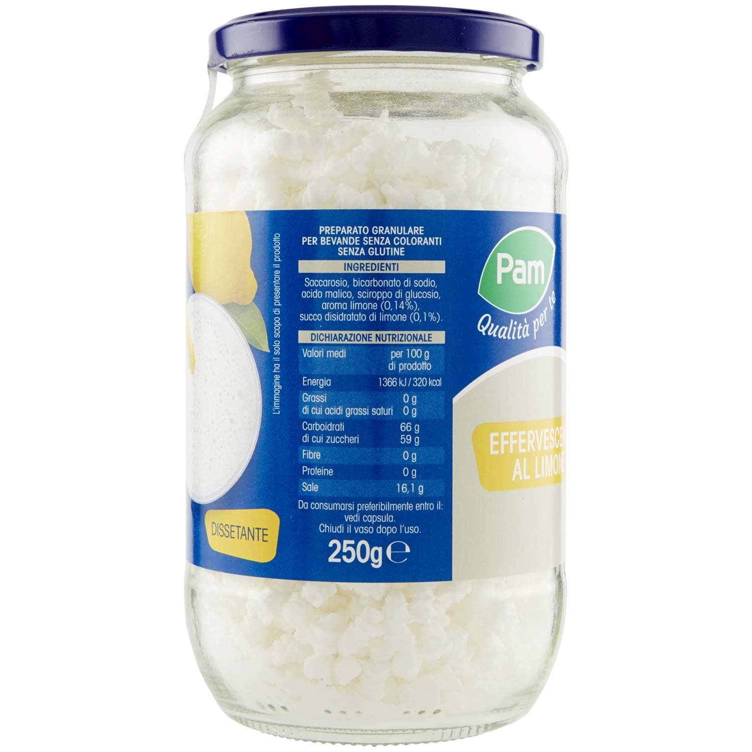 PAM Qualità per te Effervescente al Limone 250 g – immagine 6