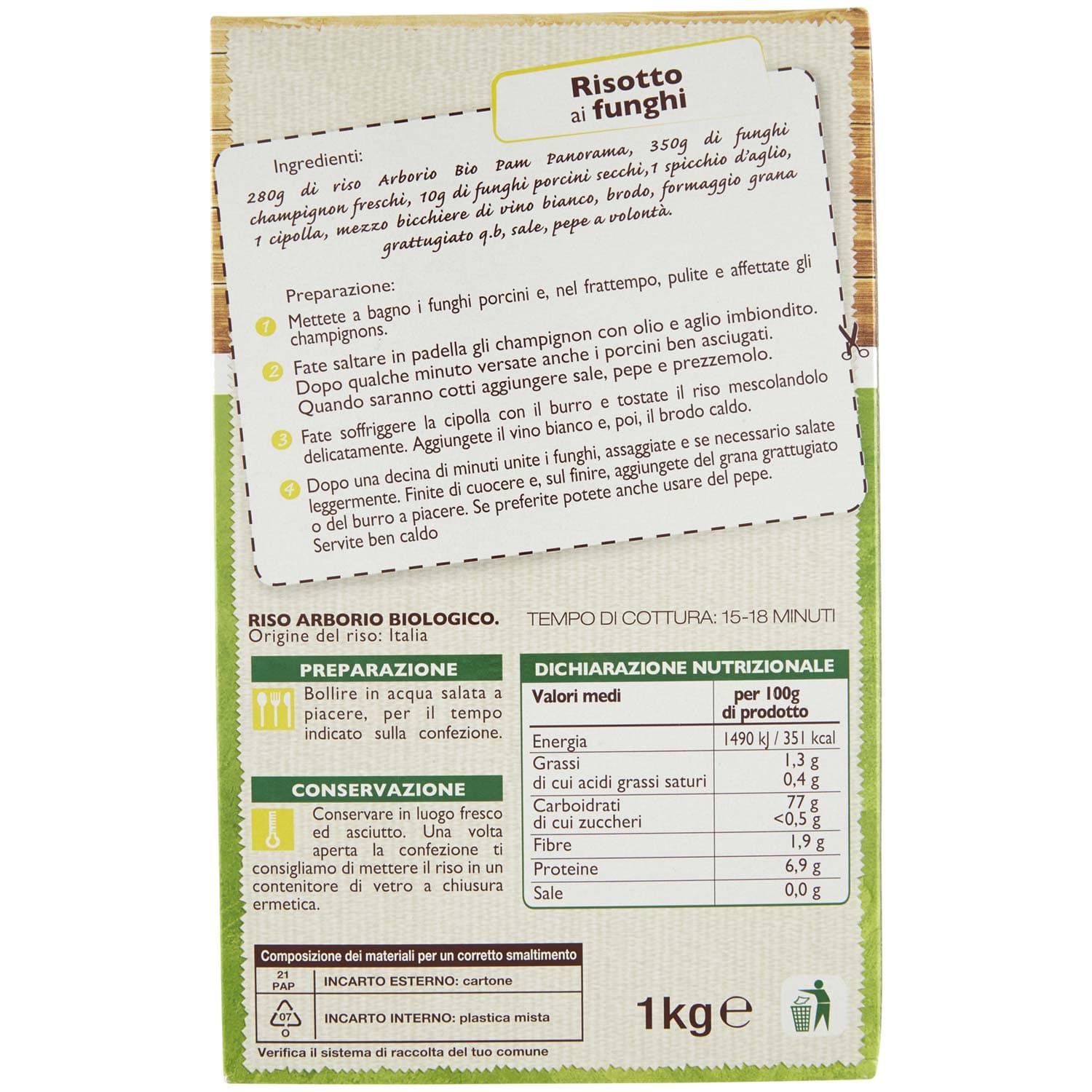 BIO Riso arborio Biologico 1 kg – immagine 5