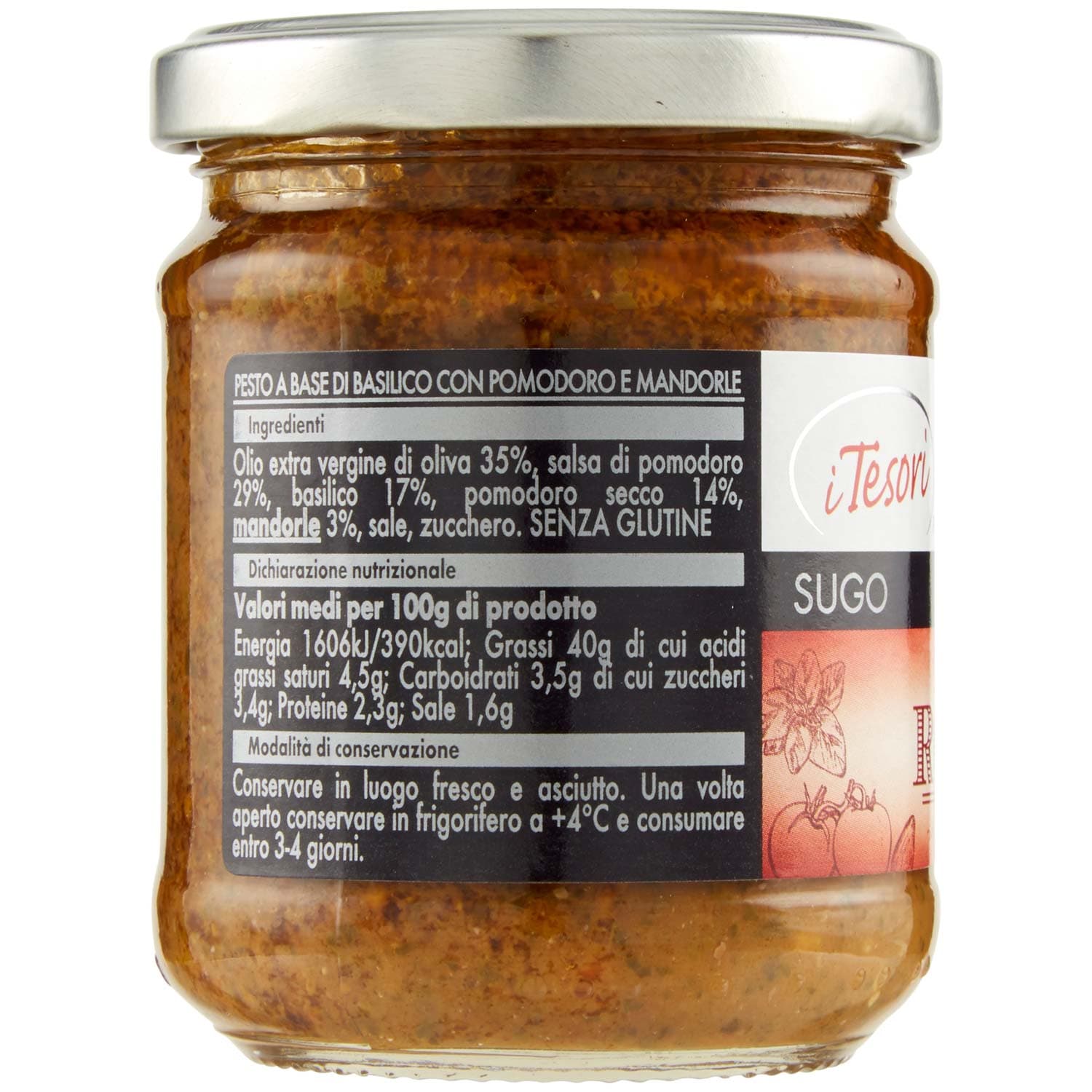 I TESORI Pesto Rosso 180 g – immagine 4