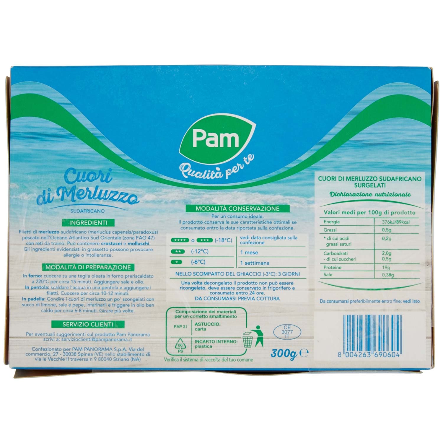 PAM Qualità per te Cuori di Merluzzo Sudafricano 300 g – immagine 5