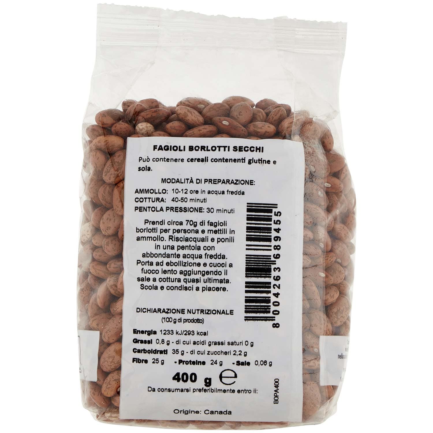 PAM Qualità per te Fagioli Borlotti 400 g – immagine 5