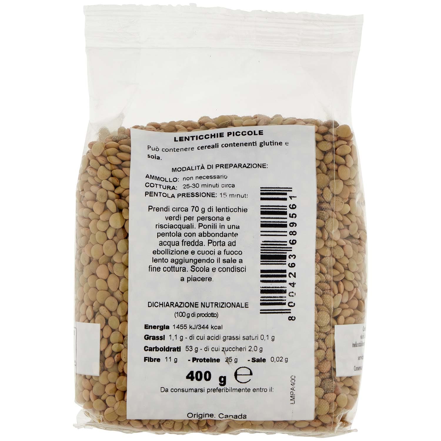 PAM Qualità per te Lenticchie Piccole 400 g – immagine 5