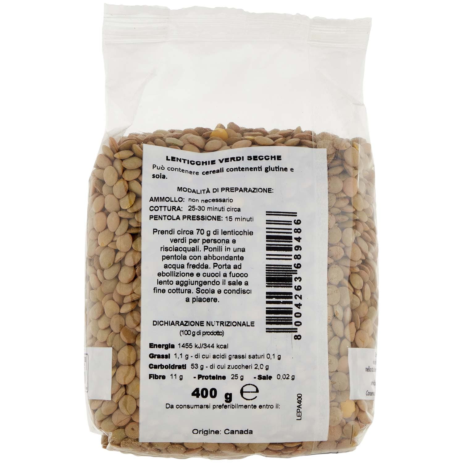PAM Qualità per te Lenticchie 400 g – immagine 5
