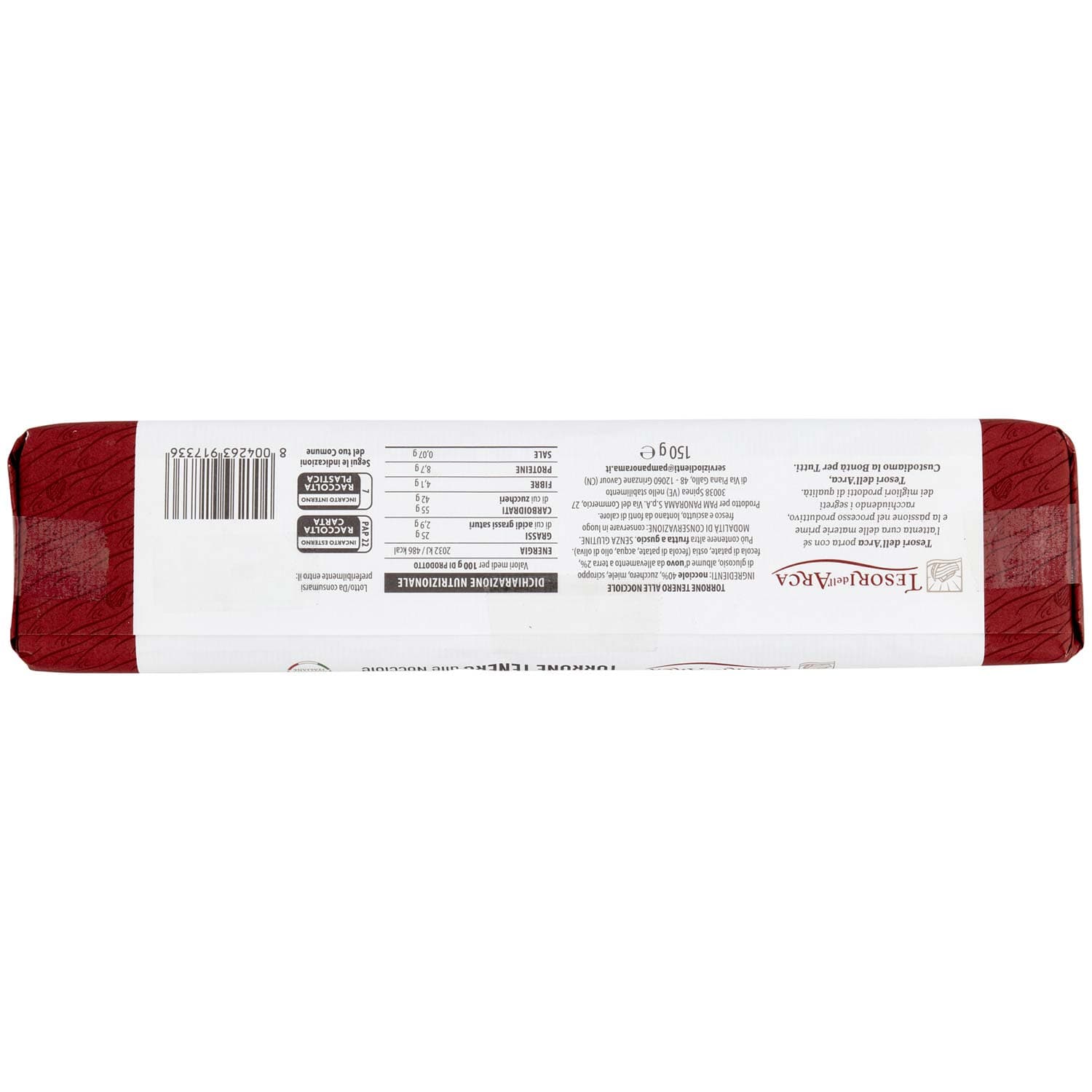 TESORI DELL'ARCA Torrone Tenero alle Nocciole 150 g – immagine 5
