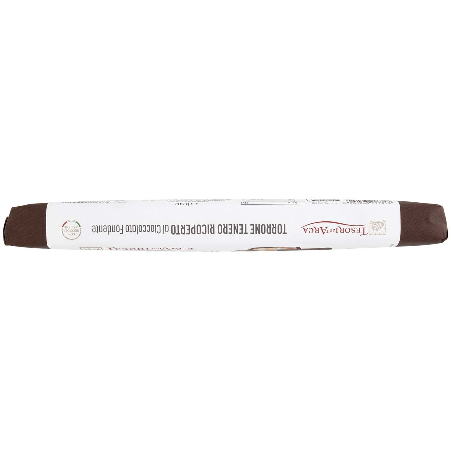 TESORI DELL'ARCA Torrone Tenero Ricoperto al Cioccolato Fondente 200 g – immagine 7