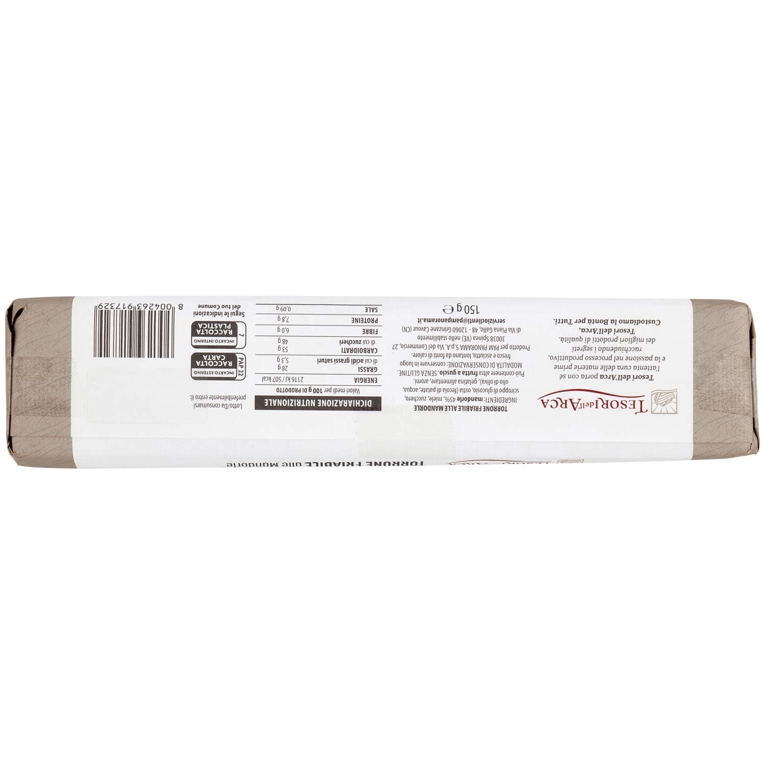 TESORI DELL'ARCA Torrone Friabile alle Mandorle 150 g – immagine 5