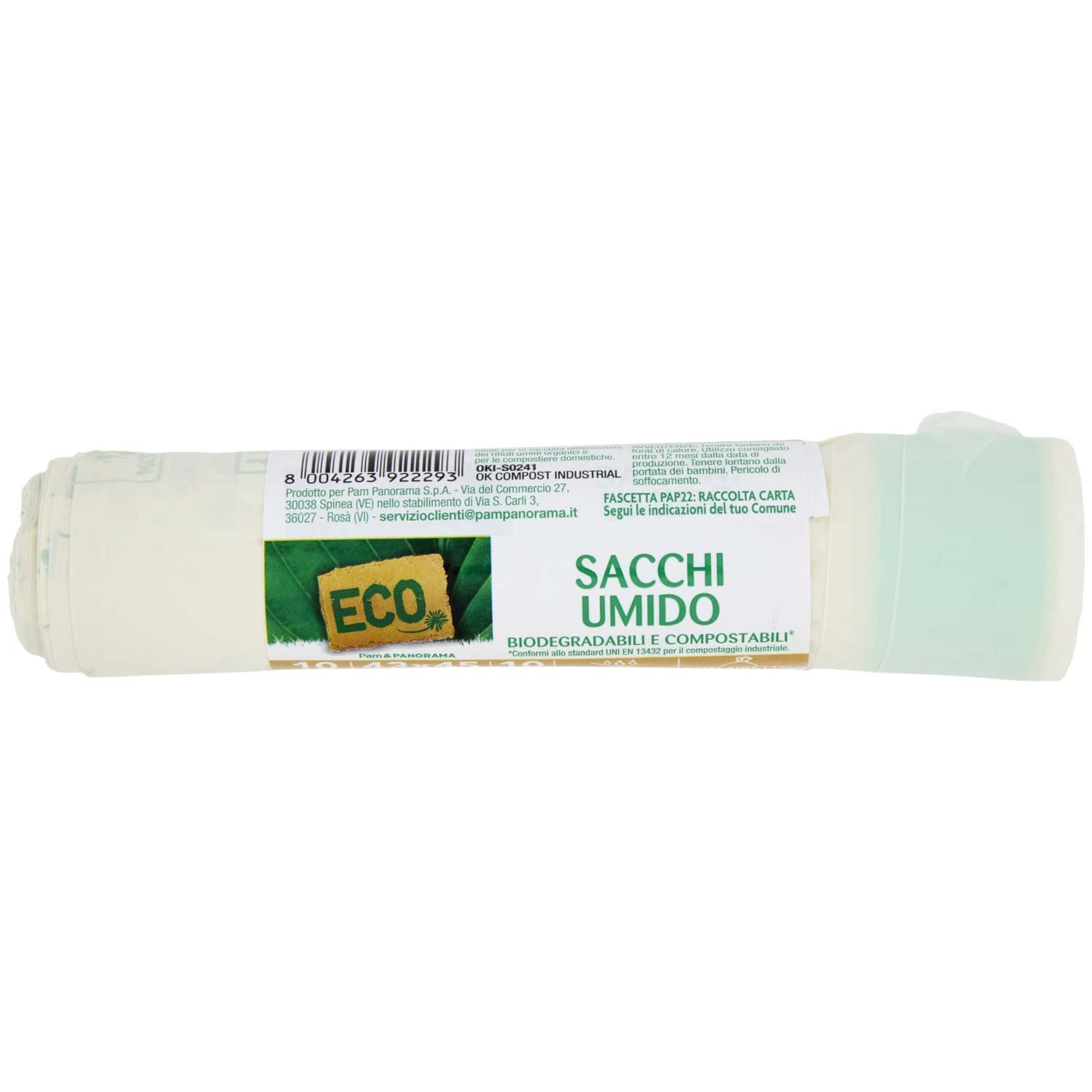 ECO Sacchi Umido Biodegradabili e Compostabili* 43 x 45 cm 10 Litri 10 pz – immagine 8