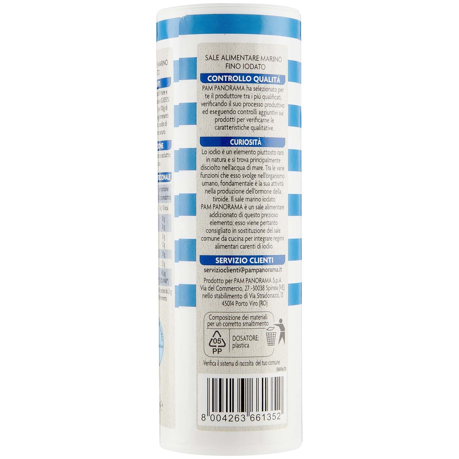 PAM PANORAMA Sale Marino Iodato fino 250 g – immagine 5