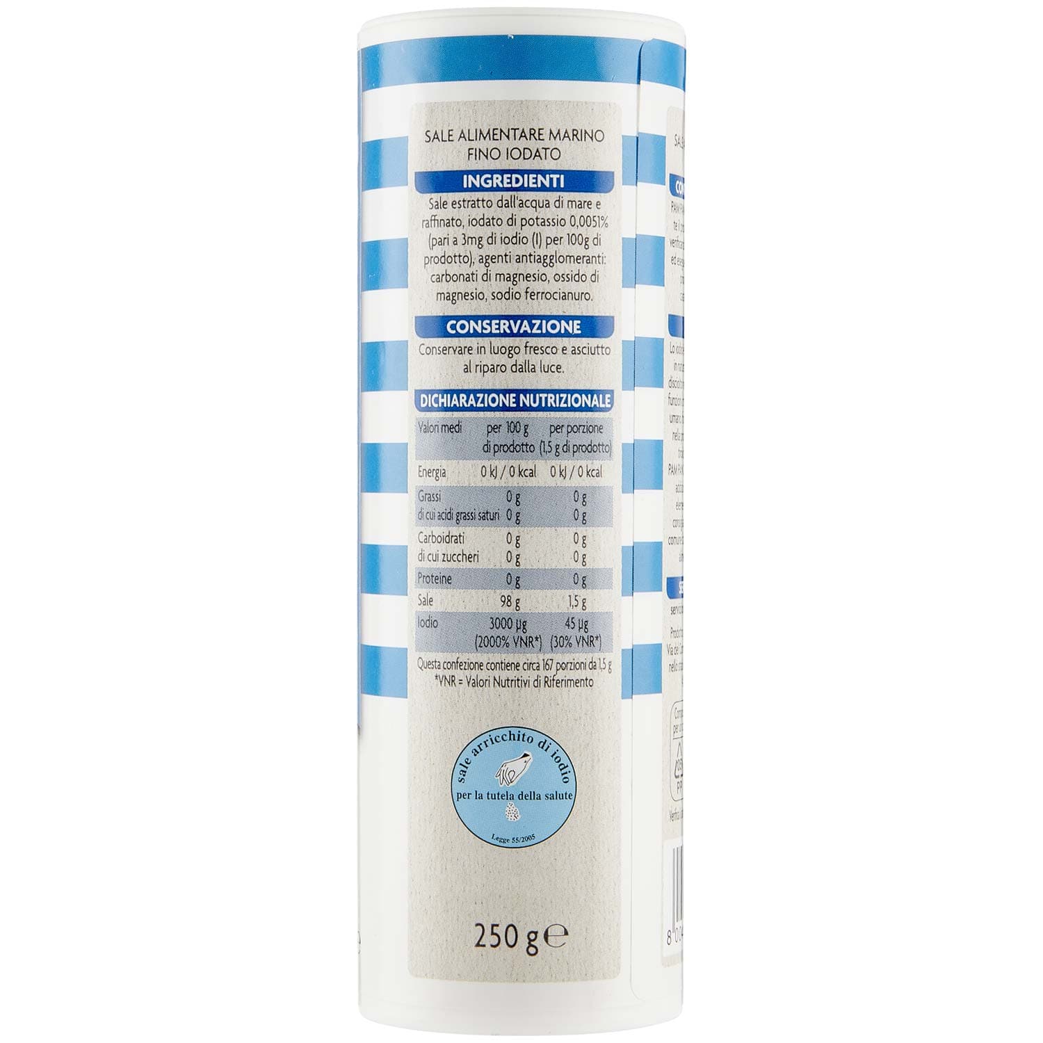 PAM PANORAMA Sale Marino Iodato fino 250 g – immagine 6