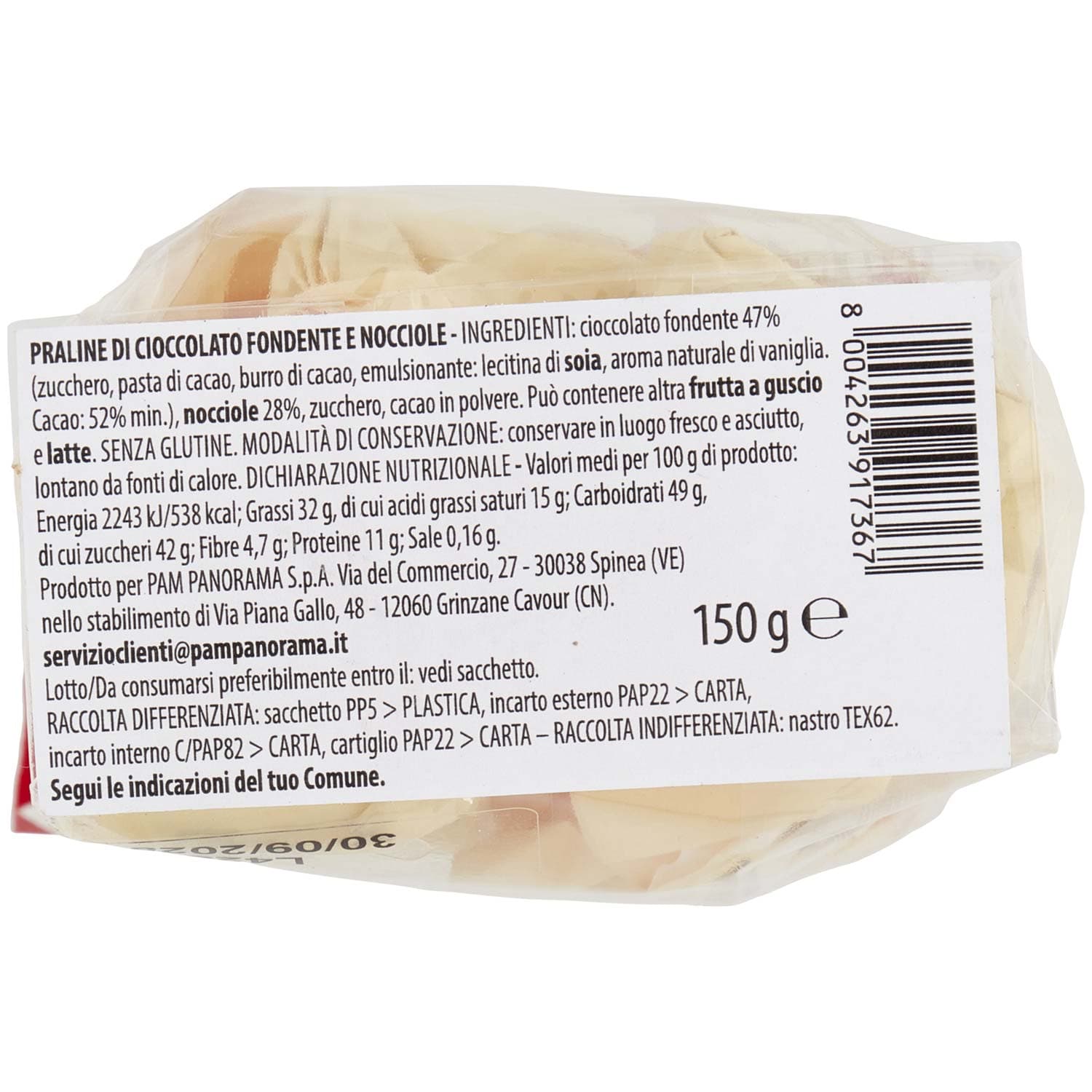 TESORI DELL'ARCA Tartufi Classici alle Nocciole 150 g – immagine 8