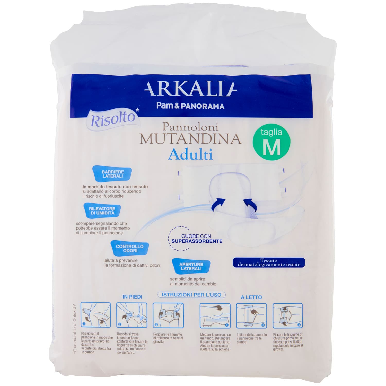 ARKALIA Pannoloni Mutandina Adulti taglia M 15 pz – immagine 5