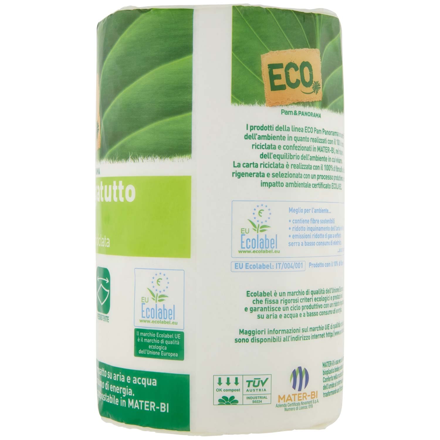ECO Asciugatutto 2 veli 100% carta riciclata 1 rotolo – immagine 6