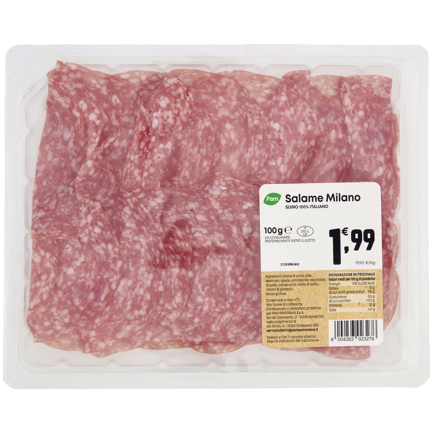 PAM Salame Milano 100 g – immagine 3