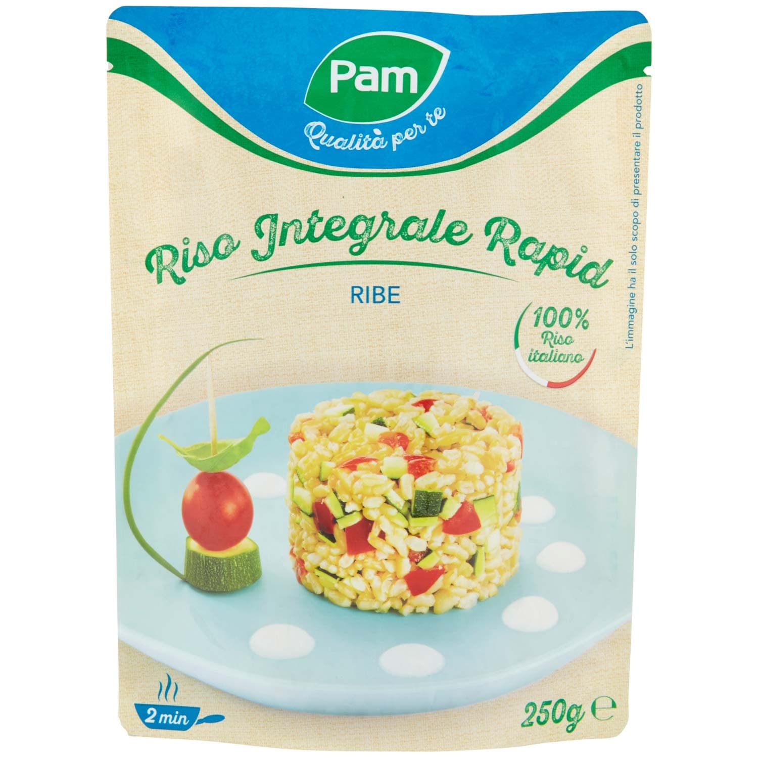 PAM Qualità per te Riso Integrale Rapid Ribe 250 g – immagine 3