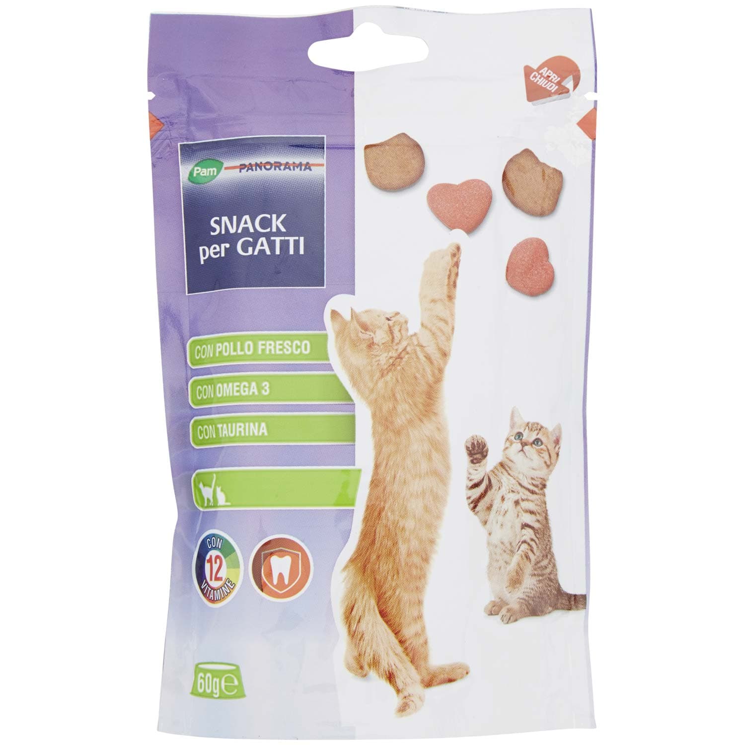 PAM PANORAMA Snack per Gatti con Pollo Fresco 60 g – immagine 3