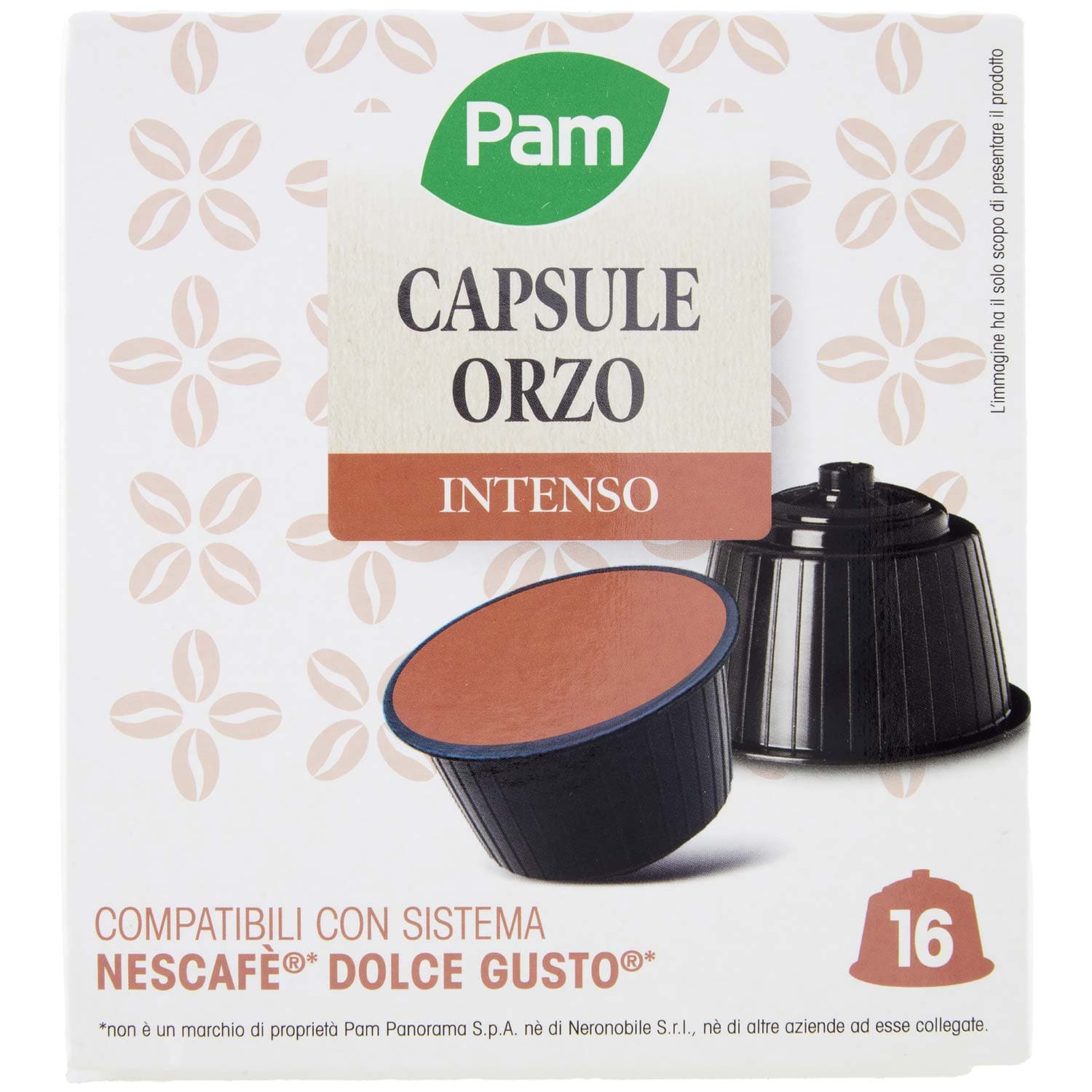 PAM Caffè Capsule Orzo Intenso Compatibili Nescafè* Dolce Gusto* 48g (16x3g) – immagine 3