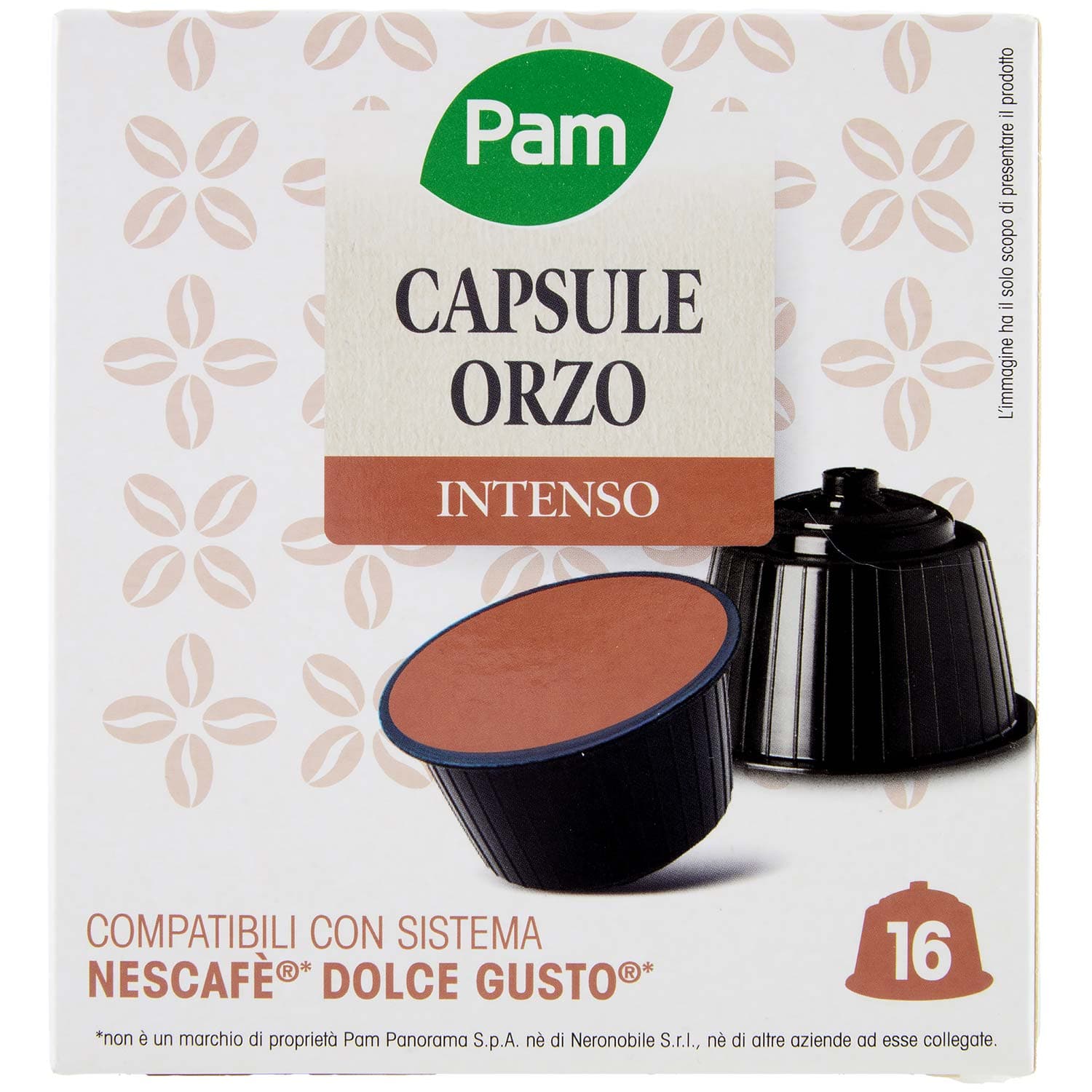 PAM Caffè Capsule Orzo Intenso Compatibili Nescafè* Dolce Gusto* 48g (16x3g) – immagine 5